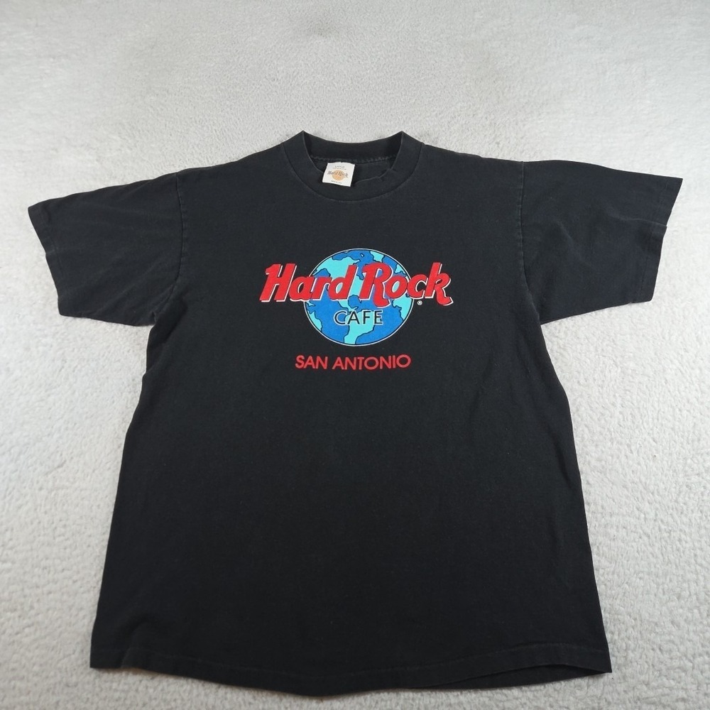 Vintage‎ 90's Hard Rock Cafe San Antonio Size Large Single Stitch
